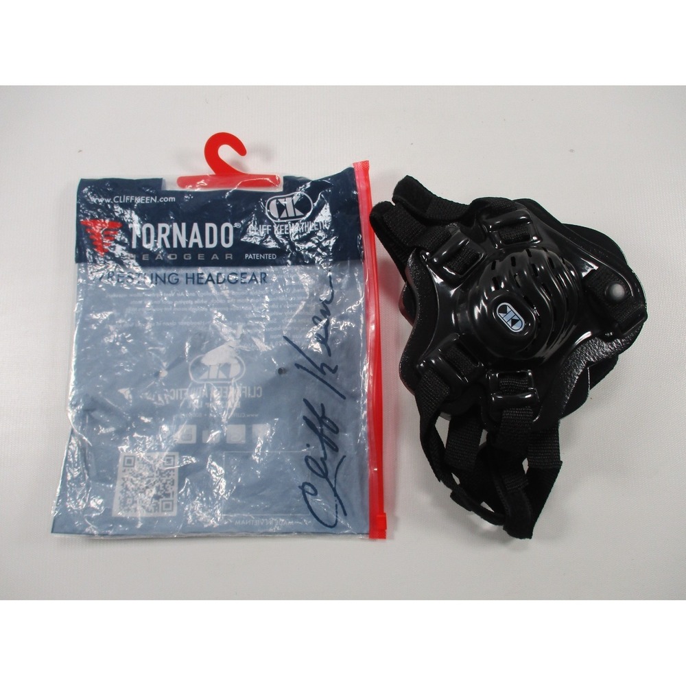 Cliff Keen F5 Tornado Wrestling Headgear -‎ All Black - Adult NEW